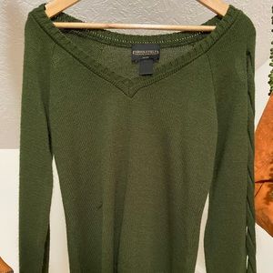Army Green medium sweater